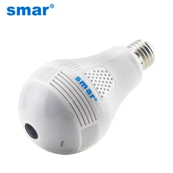 Smar 3MP 2MP 1.3MP Wireless IP Camera Bulb Light 1.44mm FishEye Lens 360 Degree Panoramic Camera 3D VR Camera CCTV Home Security
Smar 3MP 2MP 1.3MP Wireless IP Camera Bulb Light 1.44mm FishEye Lens 360 Degree Panoramic Camera 3D VR Camera CCTV Home Security