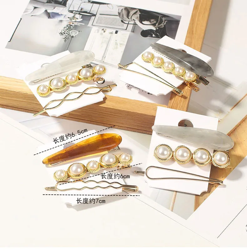 3PCS/lot Pearl Marble Hairpin Acrylic Barrette Set Irregular Resin Beads for Girl Women Hair Clip Wedding Geometric Accessories
3PCS/lot Pearl Marble Hairpin Acrylic Barrette Set Irregular Resin Beads for Girl Women Hair Clip Wedding Geometric Accessories