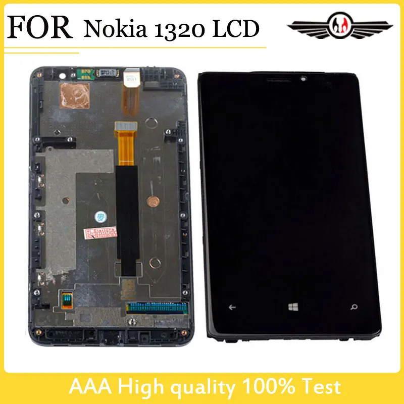Замена ЖК-часть Для Nokia Lumia 1320 ЖК-Дисплей С Сенсорным Экраном Дигитайзер Ассамблеи