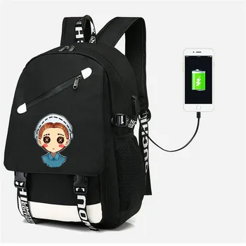 The fifth personality Backpack USB Bag Emma Woods Jack Game travel School Bag USB Fashion teenagers Casual Laptop bag
The fifth personality Backpack USB Bag Emma Woods Jack Game travel School Bag USB Fashion teenagers Casual Laptop bag