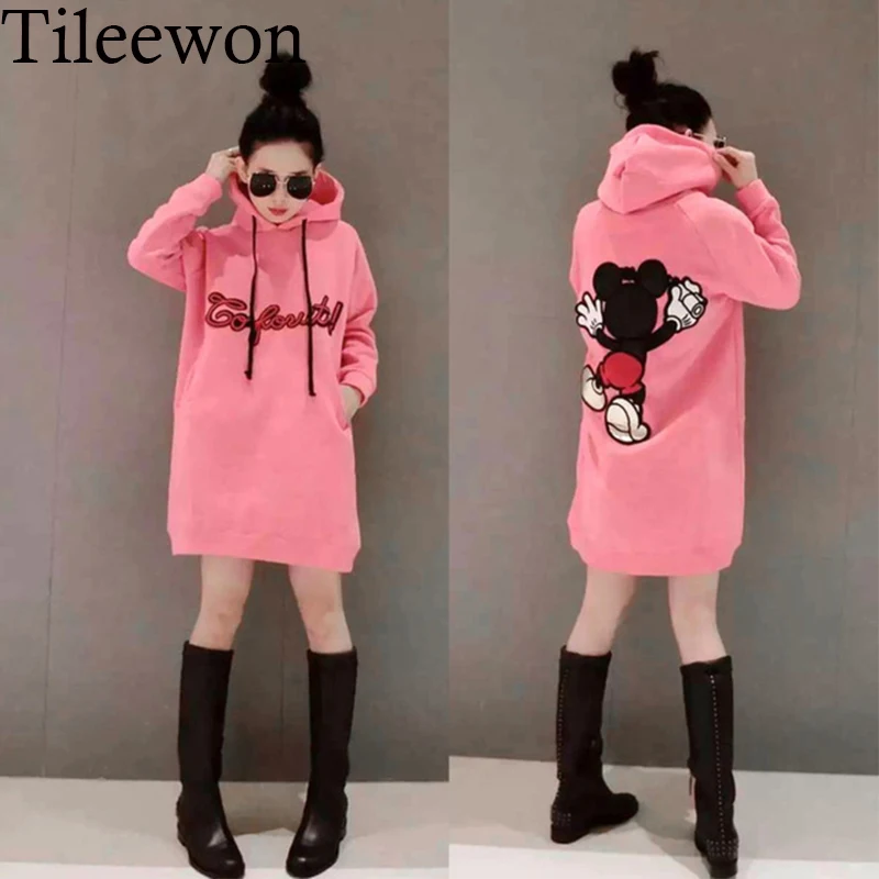 Casual Amine Hoodie Sweatshirt Women Long Hoody Mickey Cartoon Mouse Clothing Cute Printed Hoodie Loose Pullovers Hoodie Female
Casual Amine Hoodie Sweatshirt Women Long Hoody Mickey Cartoon Mouse Clothing Cute Printed Hoodie Loose Pullovers Hoodie Female