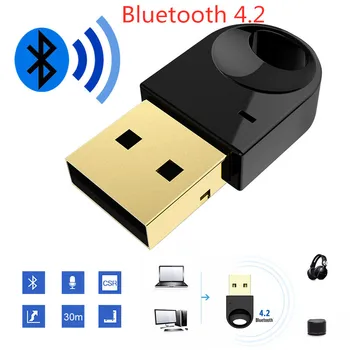 Wireless USB Bluetooth Adapter 4.2 Bluetooth Dongle Music Sound Receiver Bluetooth Transmitter Adapter For Computer PC Laptop
Wireless USB Bluetooth Adapter 4.2 Bluetooth Dongle Music Sound Receiver Bluetooth Transmitter Adapter For Computer PC Laptop