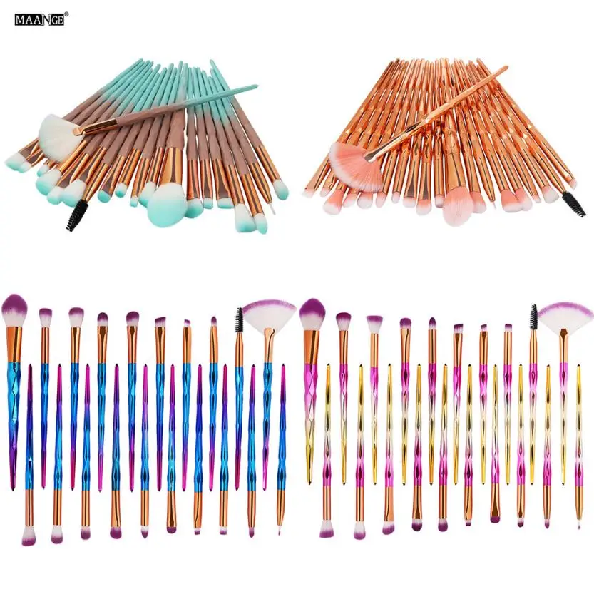 MAANGE Make Up Brushes 20PCS Make Up Foundation Eyebrow Eyeliner Blush Cosmetic Concealer Brushes Sets Tools 2018 August8
MAANGE Make Up Brushes 20PCS Make Up Foundation Eyebrow Eyeliner Blush Cosmetic Concealer Brushes Sets Tools 2018 August8
