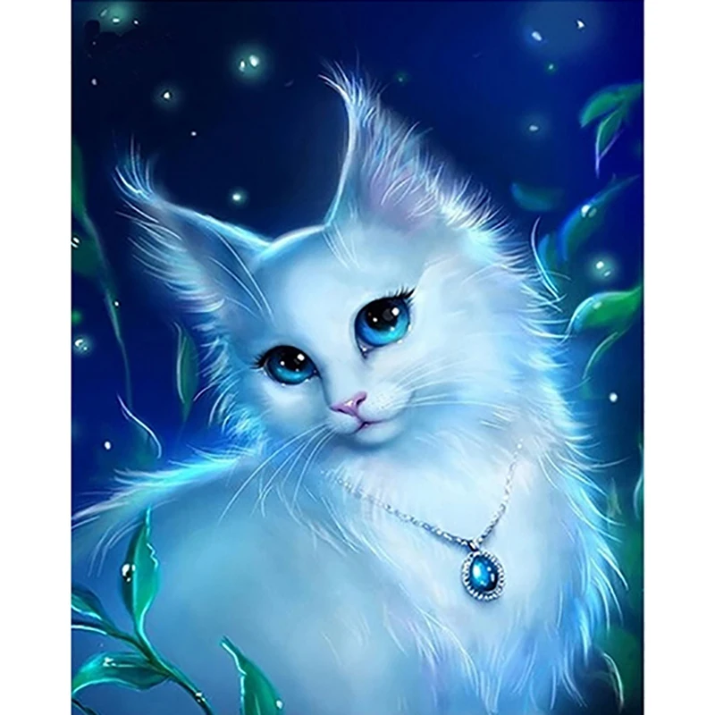 5D Diy Diamond Painting Anmial Cat Full Square/Round Diamond Embroidery Cross Stitch Diamond Crystal Wall Painting
5D Diy Diamond Painting Anmial Cat Full Square/Round Diamond Embroidery Cross Stitch Diamond Crystal Wall Painting