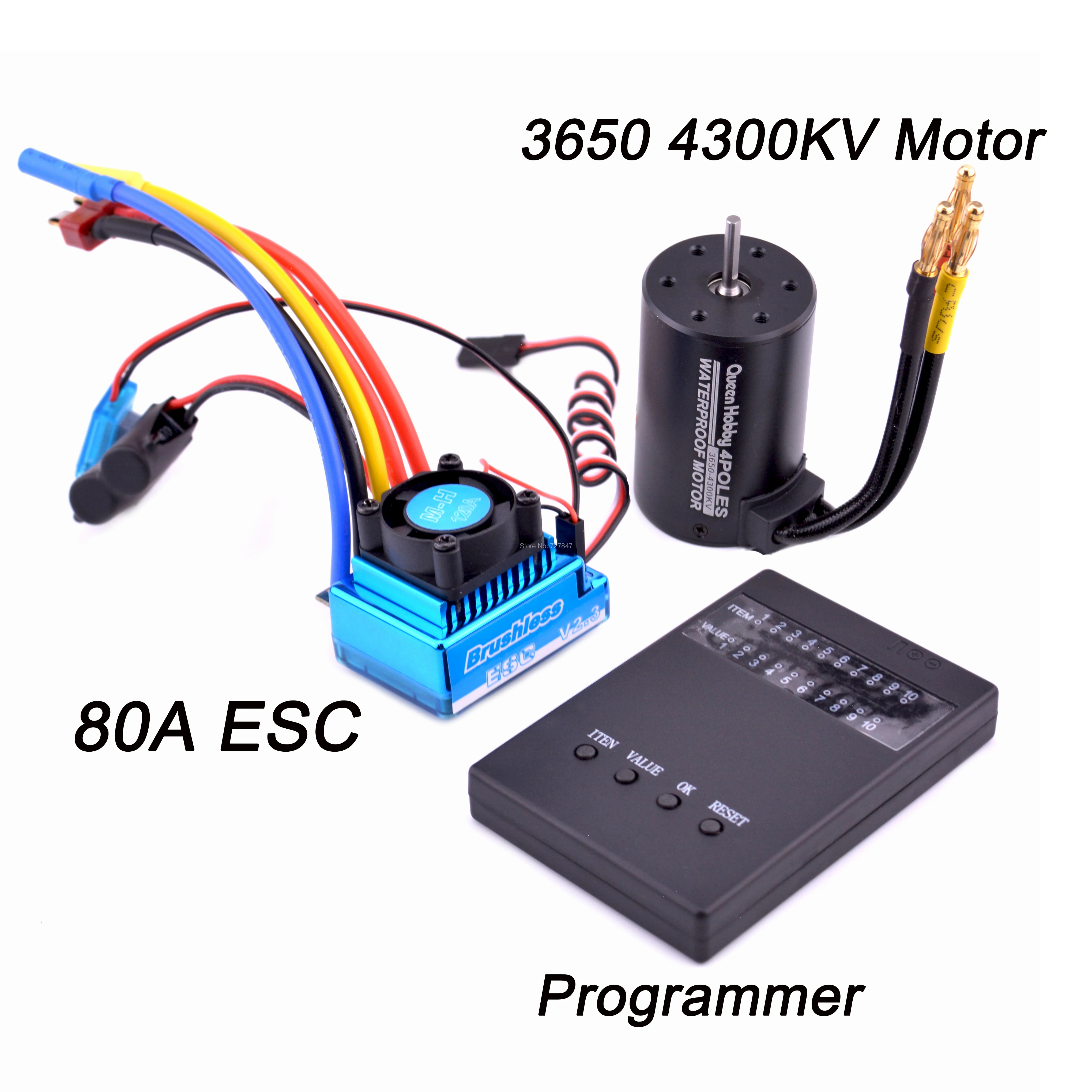 NEW 45A 60A 80A 120A Brushless ESC Electric Speed Controller 3650 3900kv 4300kv Brushless motor Dust-proof for 1:10 1/10 RC Car
NEW 45A 60A 80A 120A Brushless ESC Electric Speed Controller 3650 3900kv 4300kv Brushless motor Dust-proof for 1:10 1/10 RC Car