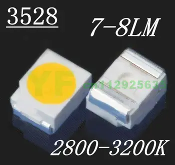 7-8LM High lumens 3528 smd led 2800-3200K warm white strip light bulb 3.2-3.4V(CE&Rosh)
7-8LM High lumens 3528 smd led 2800-3200K warm white strip light bulb 3.2-3.4V(CE&Rosh)