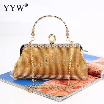 Evening Day Clutch Bags For Woman 2018 Luxury Rhinestone Clutch Ladies Hand Bags Vintage Wallet Party Envelope Purse Gold 
Evening Day Clutch Bags For Woman 2018 Luxury Rhinestone Clutch Ladies Hand Bags Vintage Wallet Party Envelope Purse Gold