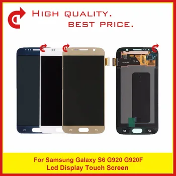 Super AMOLED 5.1" For Samsung Galaxy S6 G920 G920F LCD Display Touch Screen Digitizer Assembly Complete
Super AMOLED 5.1" For Samsung Galaxy S6 G920 G920F LCD Display Touch Screen Digitizer Assembly Complete