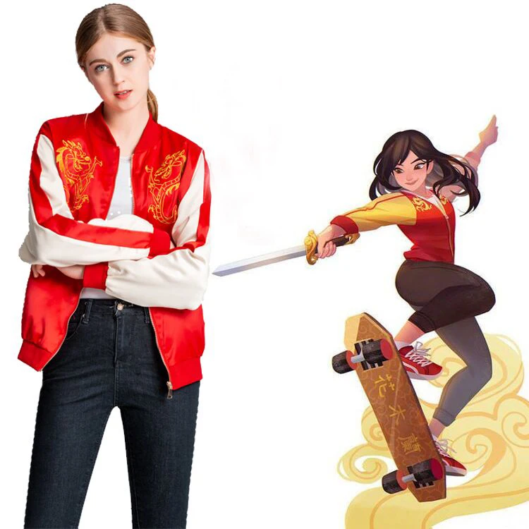 Ralph Breaks The Internet Hua Mulan Princess Jacket Mushu Dragon Cartoon Top Coat Halloween Carnival Party Cosplay Costume
Ralph Breaks The Internet Hua Mulan Princess Jacket Mushu Dragon Cartoon Top Coat Halloween Carnival Party Cosplay Costume