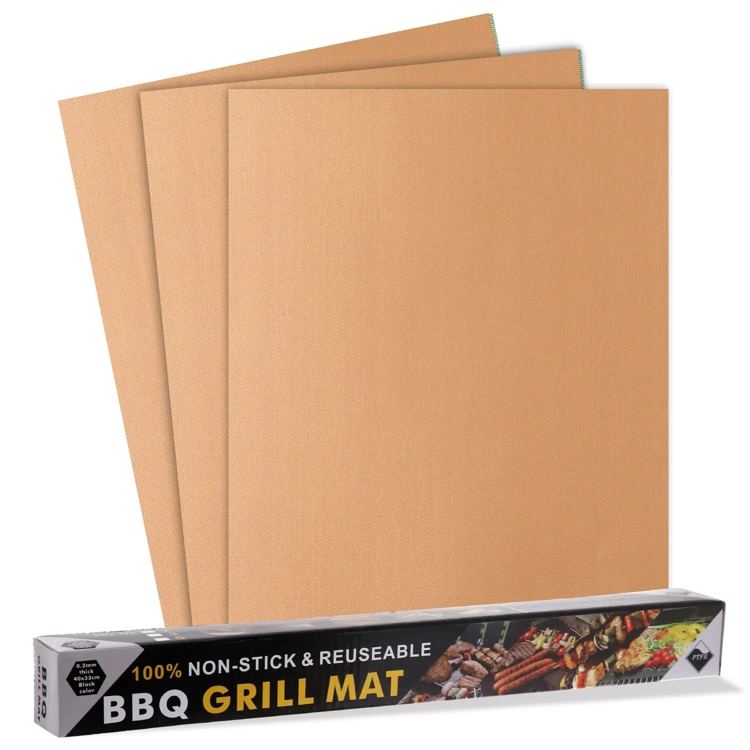 3PCS/5PCS 40*33cm Non-Stick BBQ Magic Grill Mat Grill pad Perfect for Baking on Gas Heat Resistant
3PCS/5PCS 40*33cm Non-Stick BBQ Magic Grill Mat Grill pad Perfect for Baking on Gas Heat Resistant