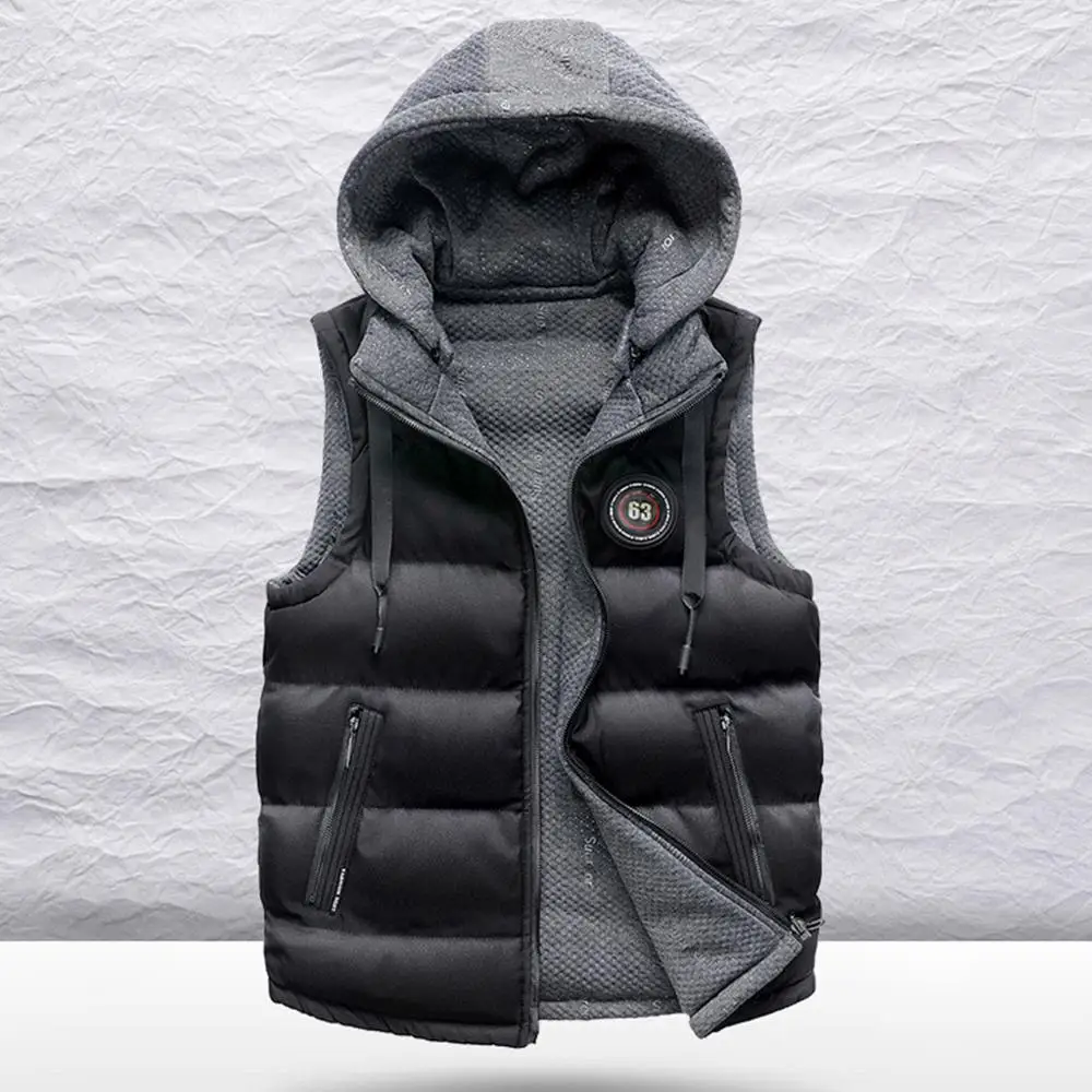 Men's Winter Coat Double-sided Wear Cotton Warm Hooded Thick Vest autumn and winter warm sleeveless double-faced vest down jacke
Men's Winter Coat Double-sided Wear Cotton Warm Hooded Thick Vest autumn and winter warm sleeveless double-faced vest down jacke