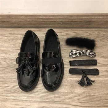 Japanese School Uniform Shoes PU Leather Cosplay Shoes Lolita Students Shoes Velcro Daily Shoes Free Shipping
Japanese School Uniform Shoes PU Leather Cosplay Shoes Lolita Students Shoes Velcro Daily Shoes Free Shipping