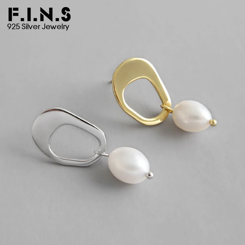 F.I.N.S INS Style Woman Earrings Geometry Silver 925 Irregular Circular Freshwater Pearl Gold Drop Earrings Fashion Jewelry
F.I.N.S INS Style Woman Earrings Geometry Silver 925 Irregular Circular Freshwater Pearl Gold Drop Earrings Fashion Jewelry