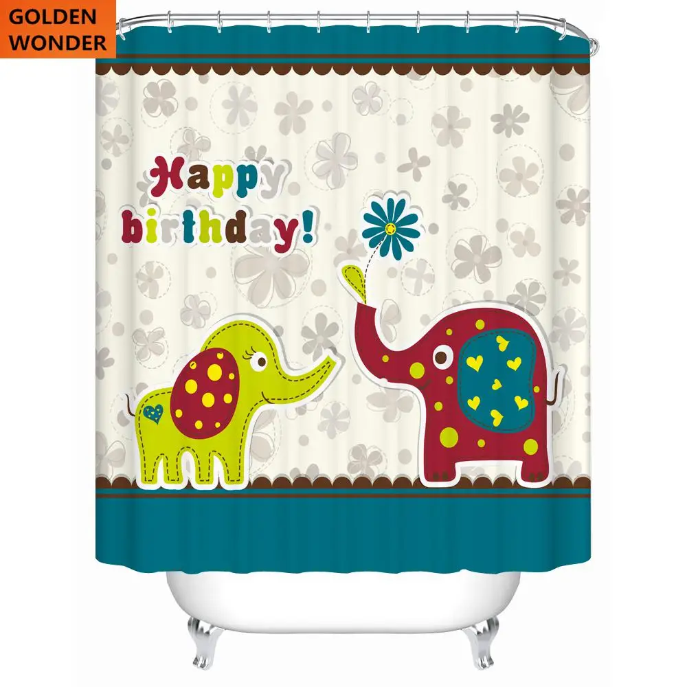 New Arrival Fashion Creative Cartoon Shower Curtain Thickened Bathroom Toilet Elephant Waterproof Shower Curtain Home Decor
New Arrival Fashion Creative Cartoon Shower Curtain Thickened Bathroom Toilet Elephant Waterproof Shower Curtain Home Decor