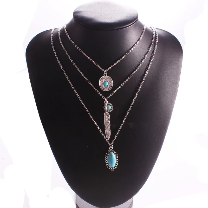 Women Girls Necklaces Vintage Trendy Neck Accessories Boho Leave Pendant Marbling Multilayer Green Jewelry Long Chain
Women Girls Necklaces Vintage Trendy Neck Accessories Boho Leave Pendant Marbling Multilayer Green Jewelry Long Chain