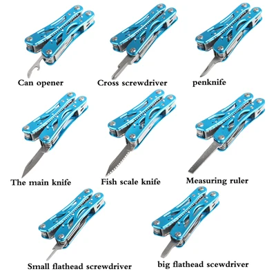 Outdoor Travel Kit Survival Combination Multitools Camping Knife 21-37-3