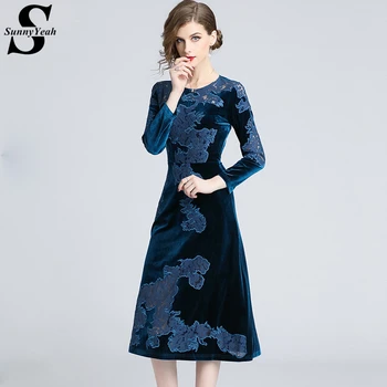 SunnyYeah Women Velvet Dress Winter Embroidery 2020 New Arrival Ladies Midi Dresses Vestidos Hollow Out Lace Evening Party Dress
SunnyYeah Women Velvet Dress Winter Embroidery 2020 New Arrival Ladies Midi Dresses Vestidos Hollow Out Lace Evening Party Dress