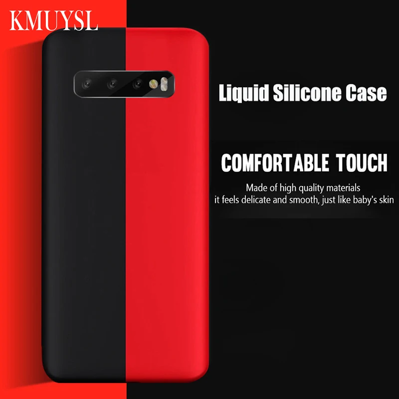 For Samsung Galaxy S10 Case Shockproof Liquid Silicone Soft Smooth Cover On For Samsung Galaxy S10E S10 Plus Phone Case Funda
For Samsung Galaxy S10 Case Shockproof Liquid Silicone Soft Smooth Cover On For Samsung Galaxy S10E S10 Plus Phone Case Funda