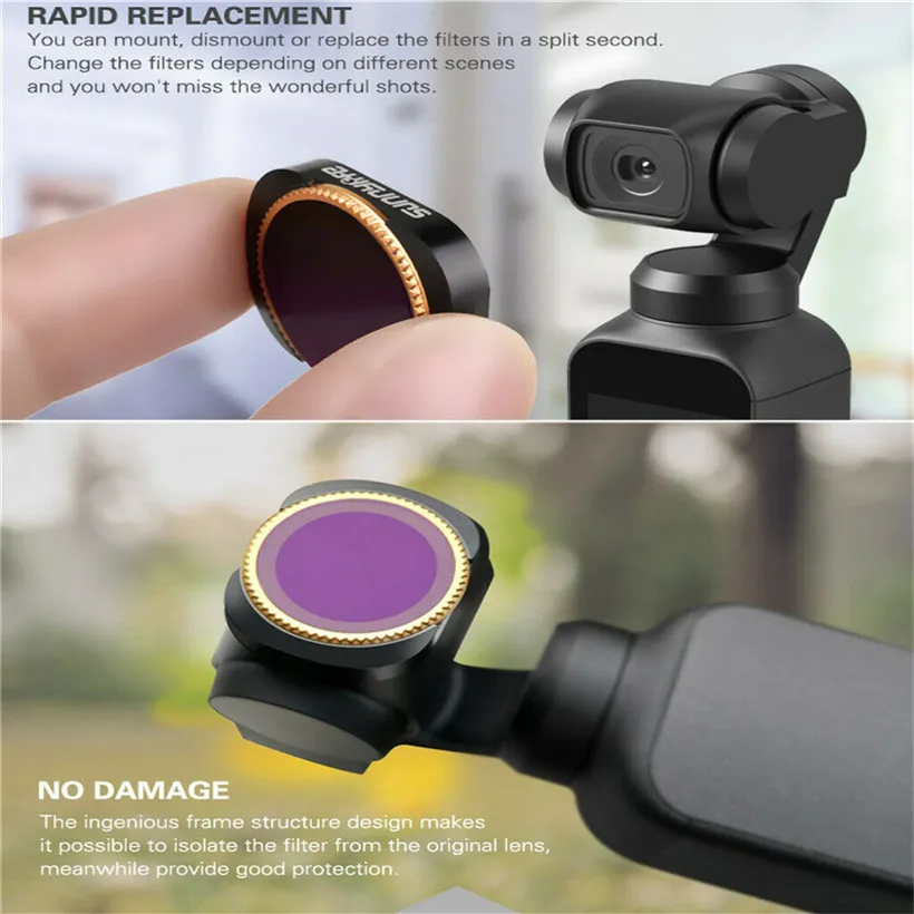 Профессиональный карманный фильтр для объектива камеры DJI OSMO CPL ND-PL ND4 ND8 ND ND16 ND32 ND64