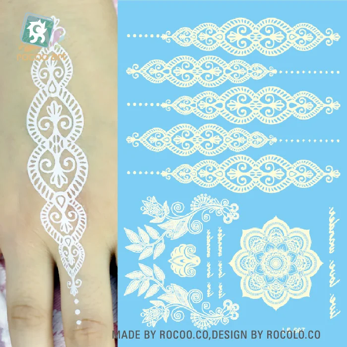 LS-607e/Latest 21*15cm Big Tattoo Sticker Hanna Female White Lace Bride Temporary Flash Tattoo Body Indian Mandala Tatoos
LS-607e/Latest 21*15cm Big Tattoo Sticker Hanna Female White Lace Bride Temporary Flash Tattoo Body Indian Mandala Tatoos