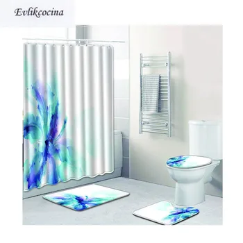 Free Shipping 4pcs Blue Flower White Banyo Paspas Bathroom Carpet Toilet Bath Mat Set Non Slip Tapis Salle De Bain Alfombra Bano
Free Shipping 4pcs Blue Flower White Banyo Paspas Bathroom Carpet Toilet Bath Mat Set Non Slip Tapis Salle De Bain Alfombra Bano
