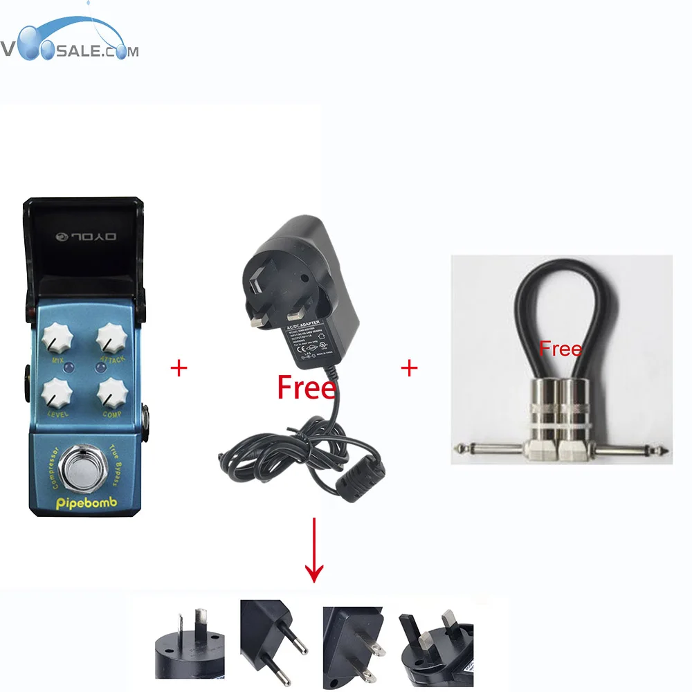 JOYO JF-312 Pipebomb Effects Guitar Pedal True Bypass Balance Dynamic Output Effets PedalsMini Design and Guitar Cable Connector
JOYO JF-312 Pipebomb Effects Guitar Pedal True Bypass Balance Dynamic Output Effets PedalsMini Design and Guitar Cable Connector