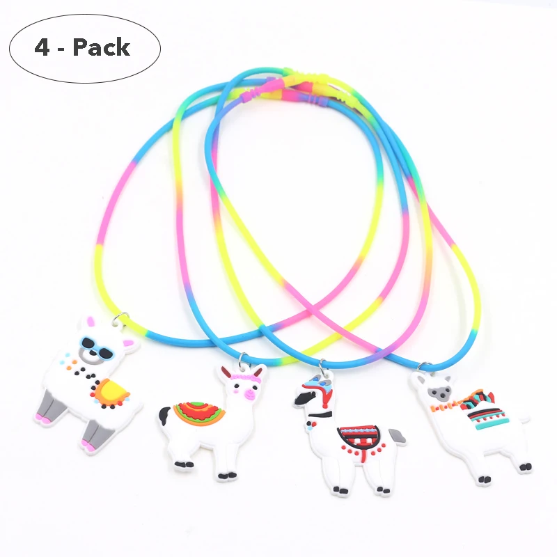 Cute Llama Pendant Necklace Alpaca Rainbow Jewelry for Kids Soft PVC Charm Children Gift
Cute Llama Pendant Necklace Alpaca Rainbow Jewelry for Kids Soft PVC Charm Children Gift