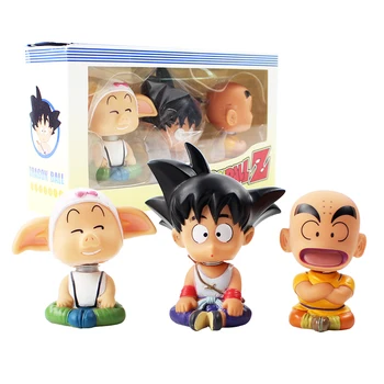 3pcs/lot Dragon Ball Z Son Goku Krillin Kuririn Oolong Childhood Model Toys Car Decorations
3pcs/lot Dragon Ball Z Son Goku Krillin Kuririn Oolong Childhood Model Toys Car Decorations