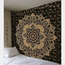 בית Creative שטיח ההודי מנדלה קיר תליית Boho חוף מגבת יוגה מחצלת שולחן בד פיקניק w3-new-LS-MTL01-5(China)