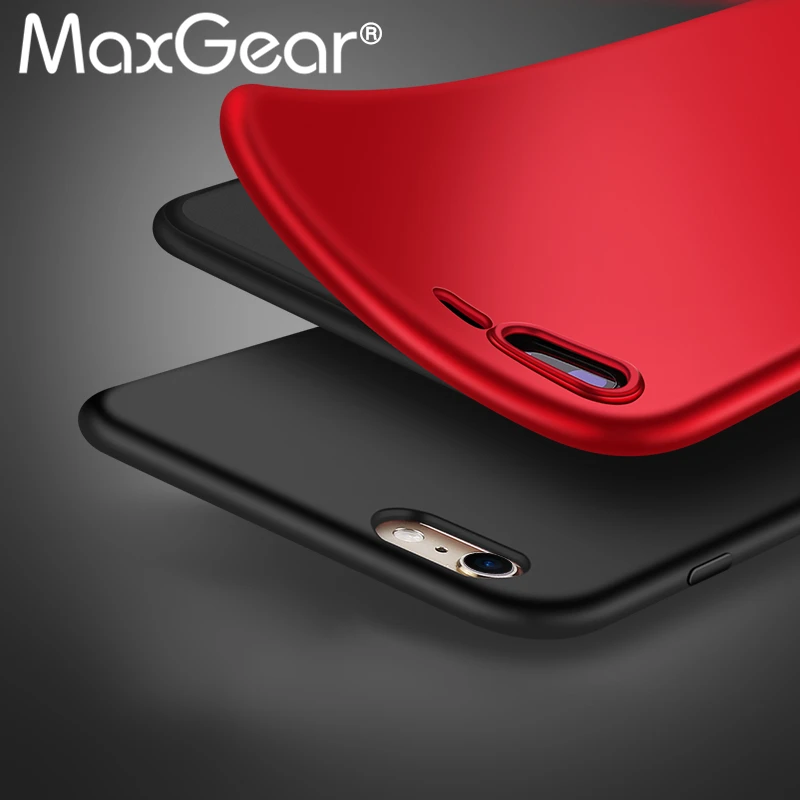 Silicone Matte Ultra-thin Tpu Soft Case For iPhone 6 6S 7 7Plus 7 8 Plus X Protective Cover Matte Hand feeling Black Red
Silicone Matte Ultra-thin Tpu Soft Case For iPhone 6 6S 7 7Plus 7 8 Plus X Protective Cover Matte Hand feeling Black Red