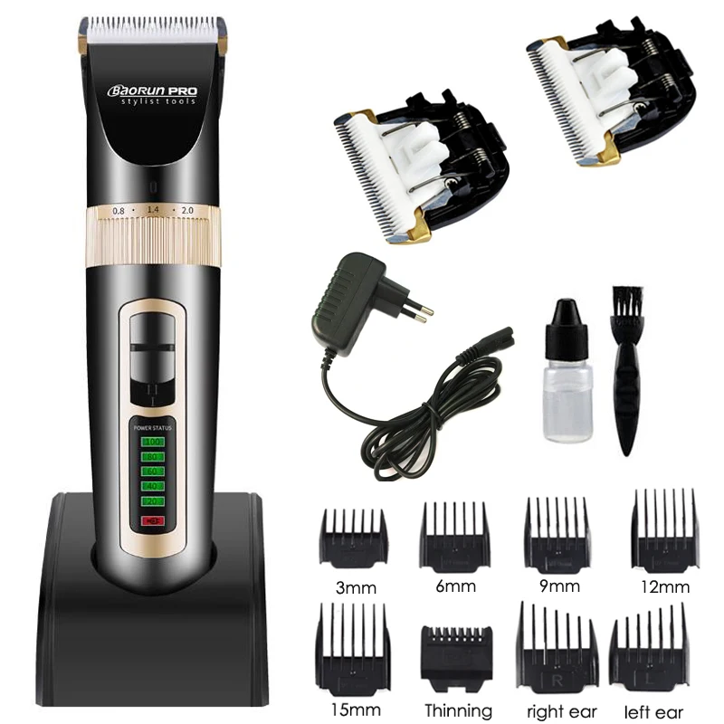Professional Hair Trimmer Electric Hair Clipper For Men Children And Beards Hair Shaving Haircut Cutting Rechargeable Machine A8
Professional Hair Trimmer Electric Hair Clipper For Men Children And Beards Hair Shaving Haircut Cutting Rechargeable Machine A8