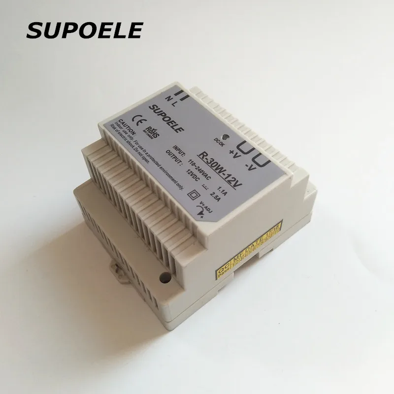 CE RoHS approval Single Output AC 100-250V To DC LED Driver Smart Size Switching Power Supply UL 12V 13.8V 24V 30W
CE RoHS approval Single Output AC 100-250V To DC LED Driver Smart Size Switching Power Supply UL 12V 13.8V 24V 30W