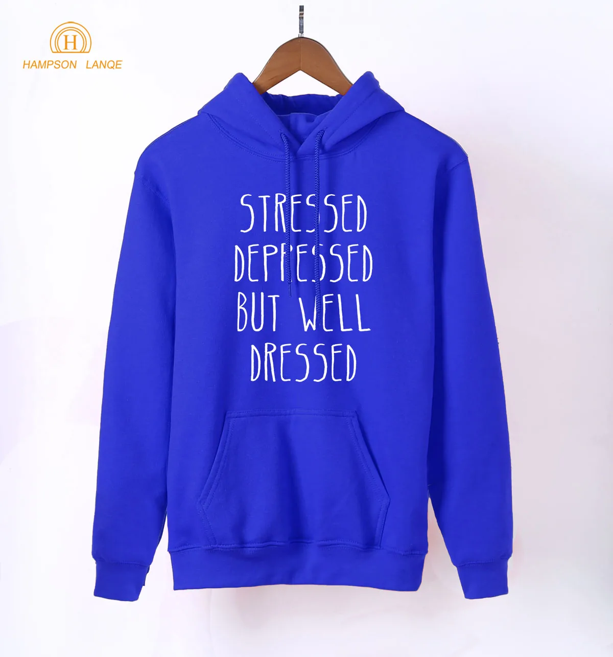 Stressed Depressed But Well Dressed Hoodies Sweatshirts Women 2019 Spring Long Sleeve Pullovers Black White Gray Pink Red Blue
Stressed Depressed But Well Dressed Hoodies Sweatshirts Women 2019 Spring Long Sleeve Pullovers Black White Gray Pink Red Blue