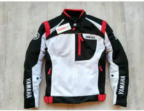 Summer Mesh Motorcycle Jackets Moto Racing Windproof waterproof fit for Yamaha Motor With 5pcs Protectors Men Motorbike | Спорт и