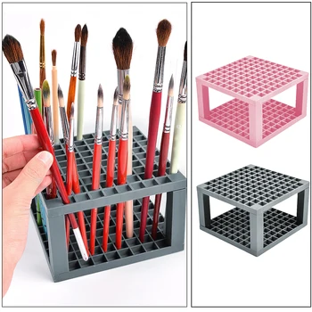 96 Hole Plastic Pencil Holder Desk Stationary Standing Organizer for Pen Markers Colored Pencils Paint Brushes
96 Hole Plastic Pencil Holder Desk Stationary Standing Organizer for Pen Markers Colored Pencils Paint Brushes