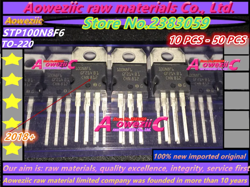 Aoweziic 2018+ 100% new imported original STP100N8F6 100N8F6 TO-220 MOSFET 100A 80V
Aoweziic 2018+ 100% new imported original STP100N8F6 100N8F6 TO-220 MOSFET 100A 80V