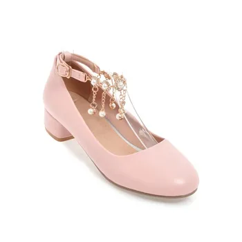 18 new low spring with metal chain strap with thick with shallow mouth size code 29, 18129-45 single shoes
18 new low spring with metal chain strap with thick with shallow mouth size code 29, 18129-45 single shoes