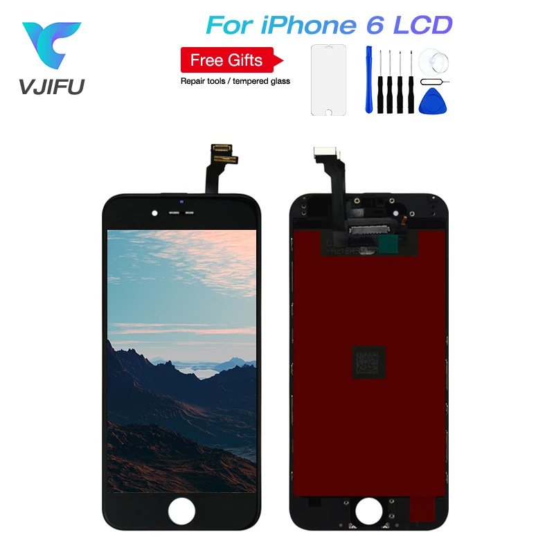 50pcs/lot 100% Tested LCD Display For iPhone 6 LCD 3D Touch Screen Digitizer Assembly Display No Dead Pixel Mobile Phone LCDs
50pcs/lot 100% Tested LCD Display For iPhone 6 LCD 3D Touch Screen Digitizer Assembly Display No Dead Pixel Mobile Phone LCDs