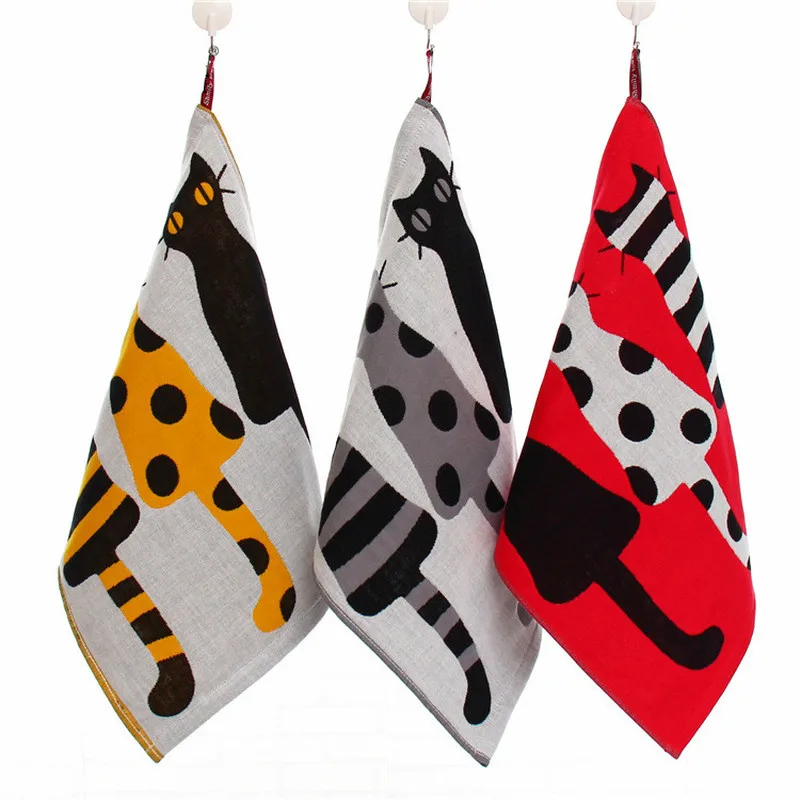Cotton Three-layer Gauze 34*40cm Square Cotton Towel Fabric Jacquard Cartoon Cats Hanging Towel
Cotton Three-layer Gauze 34*40cm Square Cotton Towel Fabric Jacquard Cartoon Cats Hanging Towel