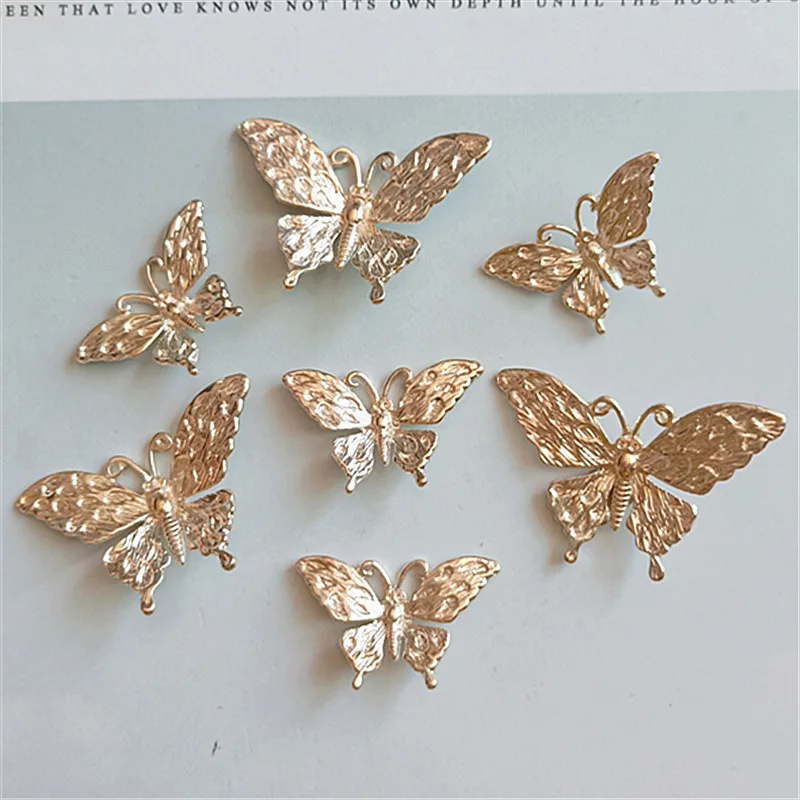 SEA MEW 10 PCS 19*29mm 26*40mm Metal Alloy KC Gold Butterfly Connectors Charm For Jewelry Making
SEA MEW 10 PCS 19*29mm 26*40mm Metal Alloy KC Gold Butterfly Connectors Charm For Jewelry Making