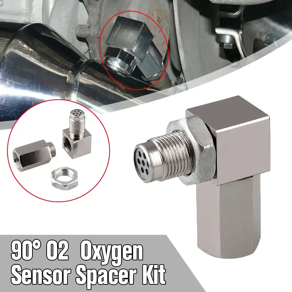 1 Set O2 Oxygen Sensor Spacer Kit M18 X 1.5mm Threaded CEL Check Mini Catalytic Converter Car Exhaust Gas Oxygen Sensor
1 Set O2 Oxygen Sensor Spacer Kit M18 X 1.5mm Threaded CEL Check Mini Catalytic Converter Car Exhaust Gas Oxygen Sensor