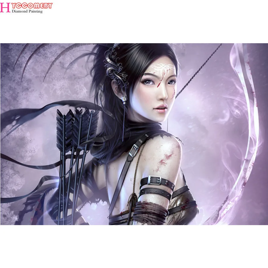 5d diamond painting Female warrior full drill square diamond embroidery Cross stitch pictures of rhinestones Wedding decoration
5d diamond painting Female warrior full drill square diamond embroidery Cross stitch pictures of rhinestones Wedding decoration