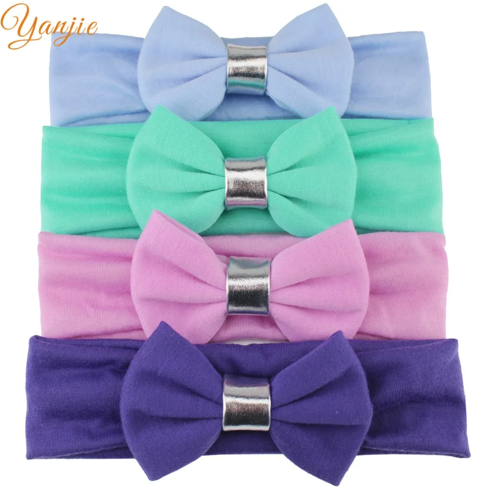 4pcs/lot Trendy European 4" Cotton Bow kids Girls' Metallic Elastic Headband DIY Headwrap For Kids Bandeau Bandana Headwear
4pcs/lot Trendy European 4" Cotton Bow kids Girls' Metallic Elastic Headband DIY Headwrap For Kids Bandeau Bandana Headwear