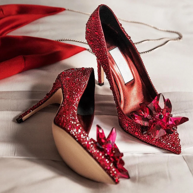 Red-Crystal-Covered-Pointy-Toe-Pumps-Luxury-Rhinestone-Cinderella-Heels-Wedding-Shoes-Bridal-Stiletto-Heel-Women