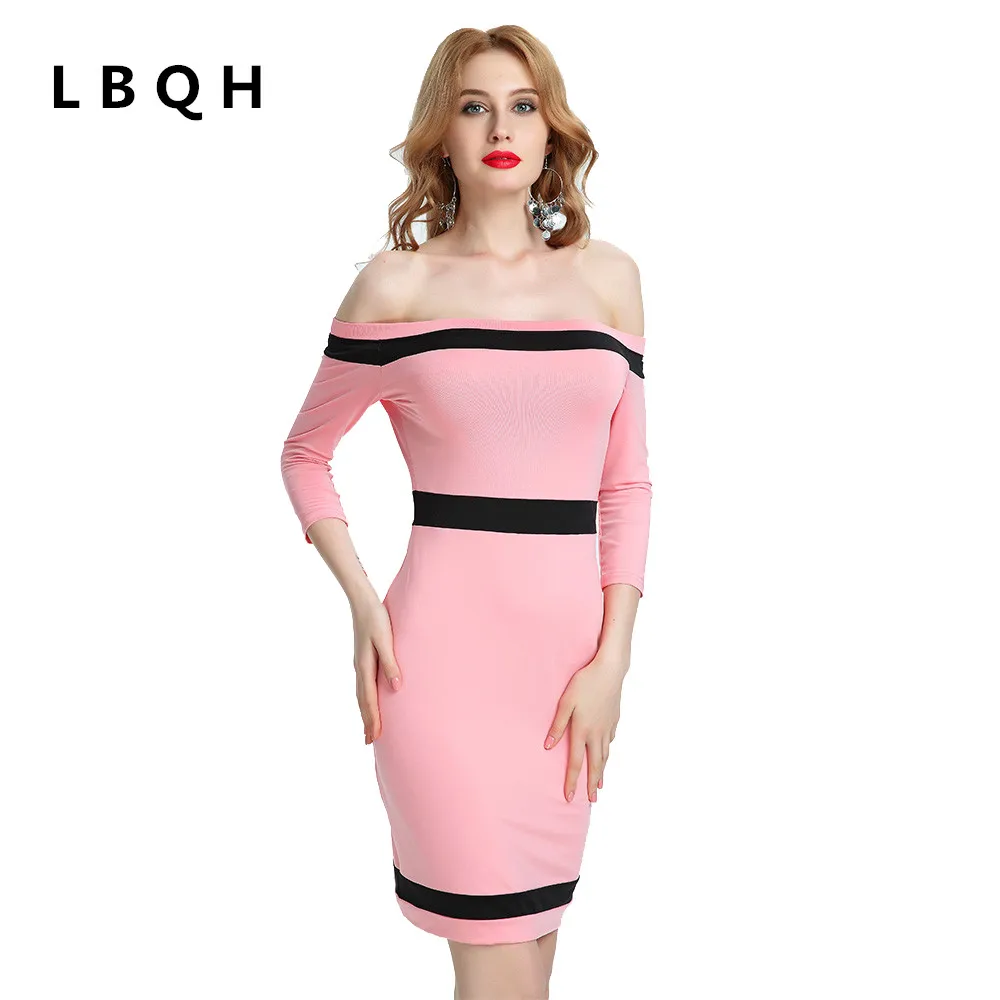 LBQH autumn The New Ms fashion Sexy Brands dress h...