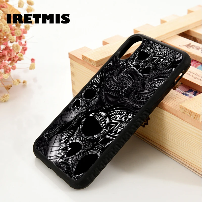Iretmis 5 5S SE 6 6S phone case cover for iPhone 7 8 plus X Xs Max XR Sugar skull day of the dead black rose gothic tattoo
Iretmis 5 5S SE 6 6S phone case cover for iPhone 7 8 plus X Xs Max XR Sugar skull day of the dead black rose gothic tattoo