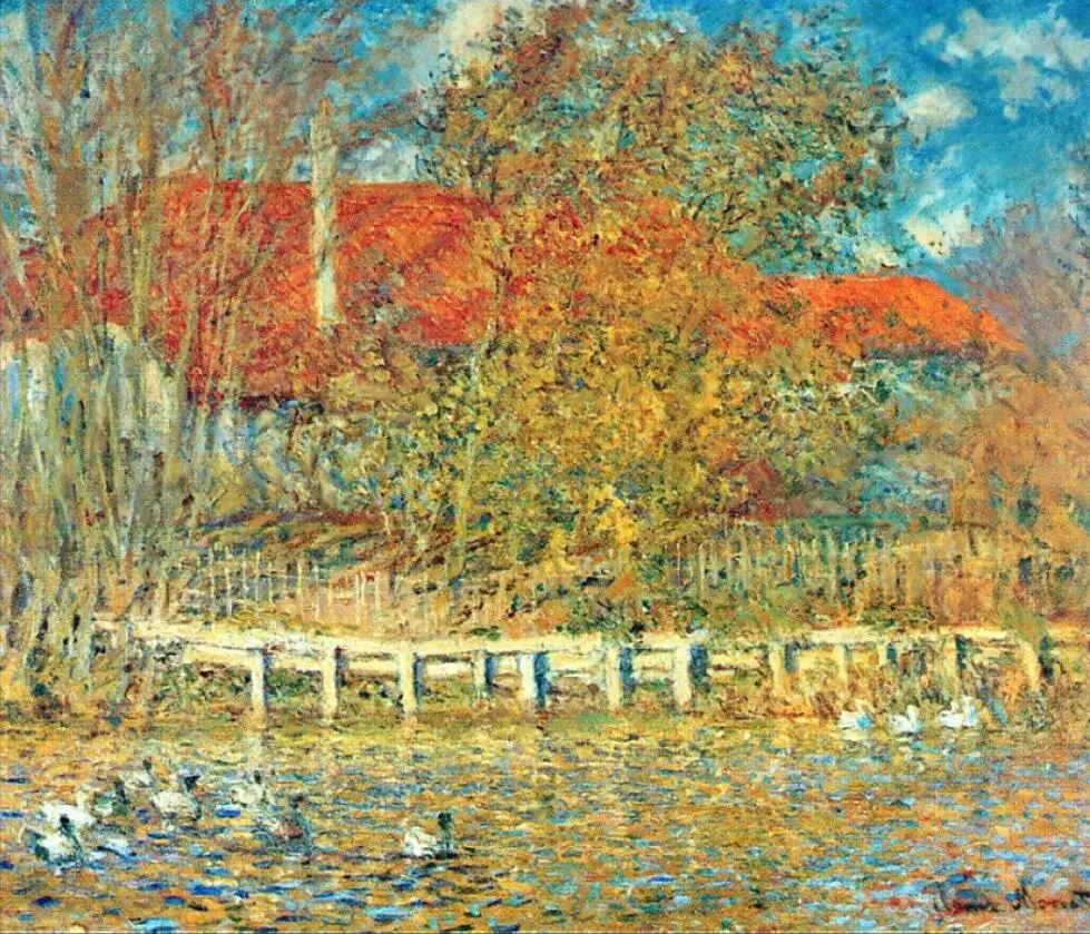 High quality Oil painting Canvas Reproductions The Pond with Ducks in Autumn (1873) By Claude Monet hand painted
High quality Oil painting Canvas Reproductions The Pond with Ducks in Autumn (1873) By Claude Monet hand painted