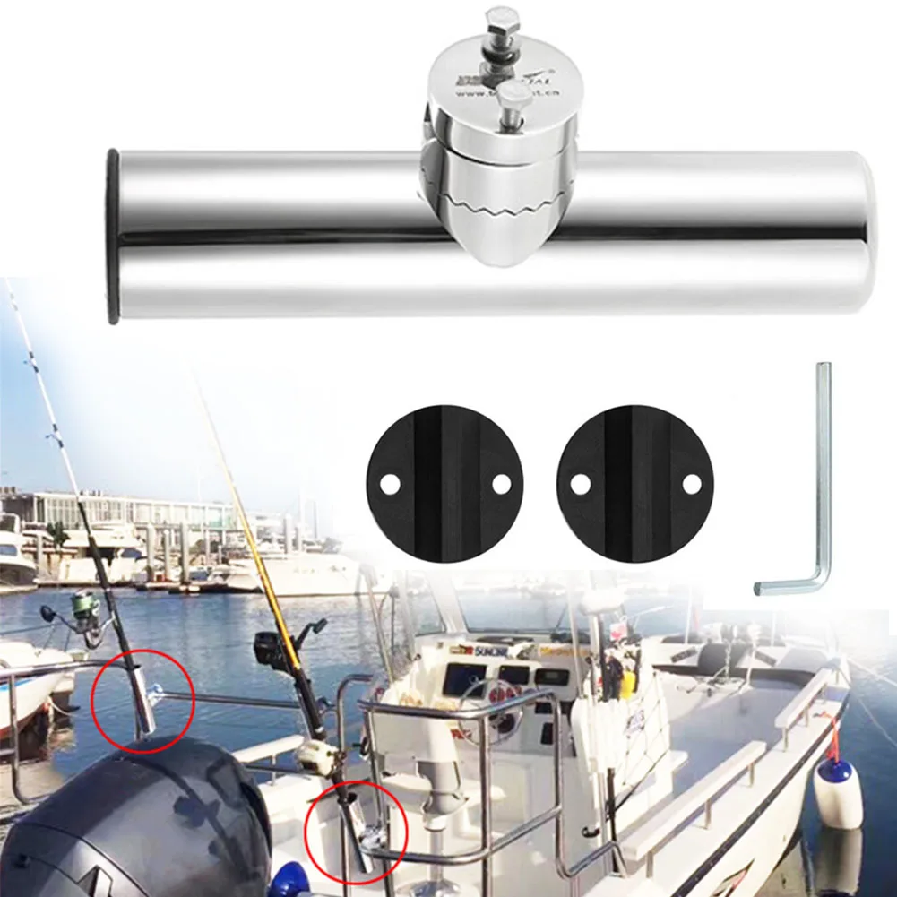 For 19-25mm Marine Boat Anti-rust Fishing Rod Holder Hardware Rail Mount Stainless Steel Horizontal Easy Relocation With Gasket
For 19-25mm Marine Boat Anti-rust Fishing Rod Holder Hardware Rail Mount Stainless Steel Horizontal Easy Relocation With Gasket