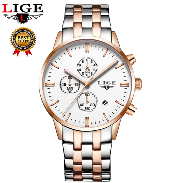 LIGE Watch Men Luxury Brand Quartz Men's Watches Black Leather Waterproof Casual Sport Watch Military Clock Relogio 9809
LIGE Watch Men Luxury Brand Quartz Men's Watches Black Leather Waterproof Casual Sport Watch Military Clock Relogio 9809