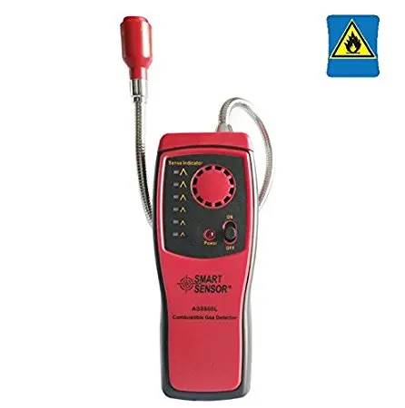 AS8800L Digital Combustible Gas Analyzer Smart Leak Detector Hand-held Port Flammable Gas Leak Detector With Sound Light Alarm
AS8800L Digital Combustible Gas Analyzer Smart Leak Detector Hand-held Port Flammable Gas Leak Detector With Sound Light Alarm